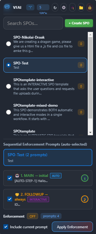 SmartContract template selection and enforcement interface showing healthcare and enterprise templates